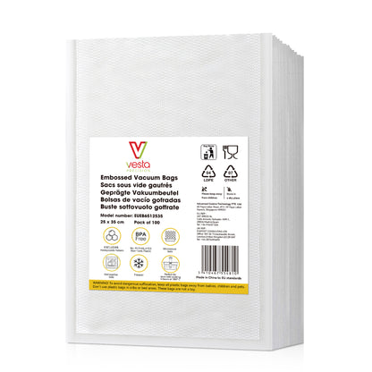 65 µm Embossed Vacuum Bags