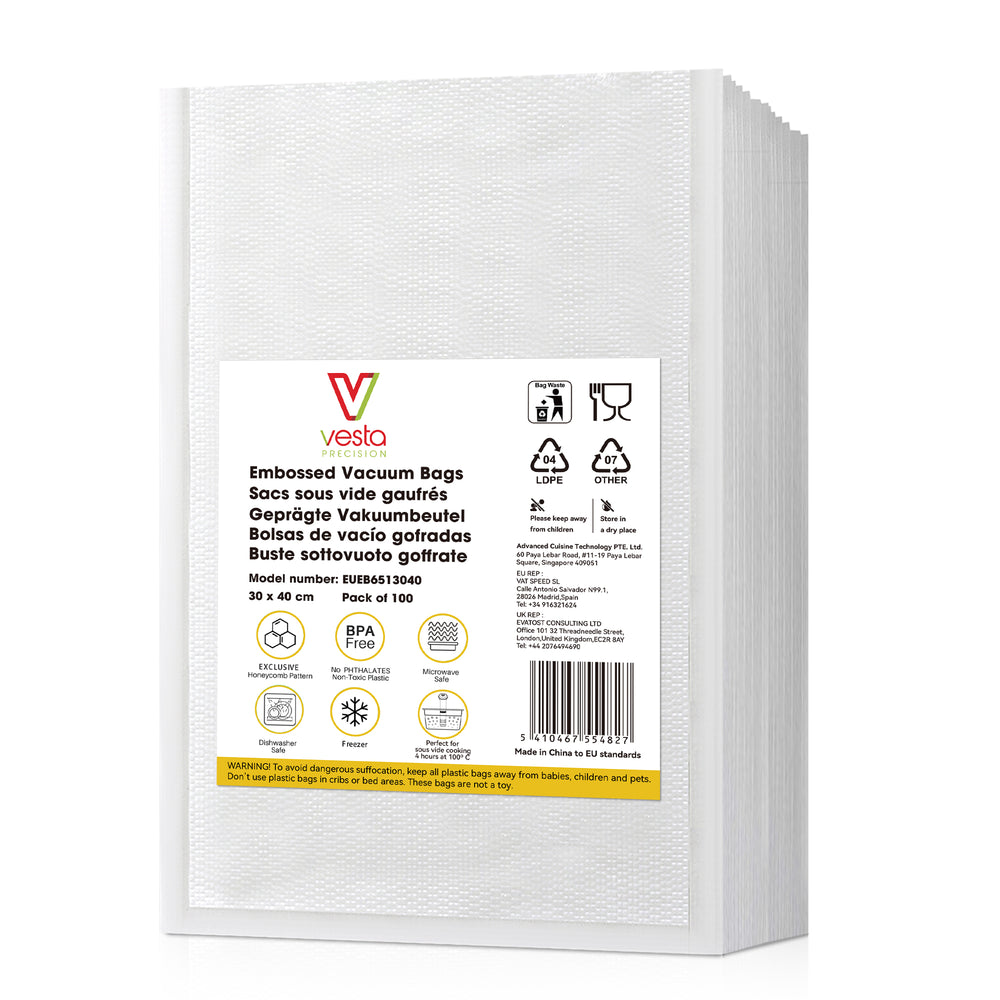 65µm Embossed Vacuum Bags