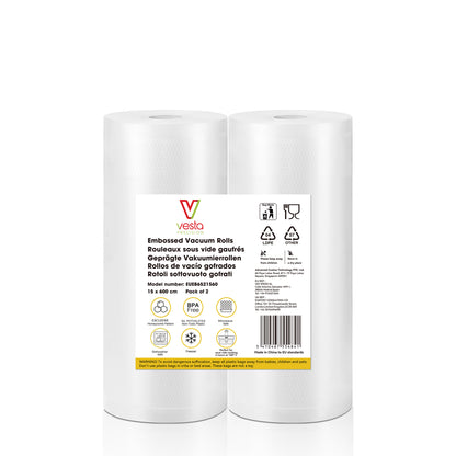 65 µm Embossed Vacuum Rolls