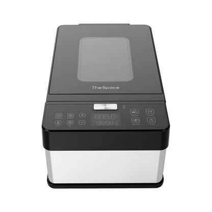 Neovide NSV100 sous vide cooker with digital display on a white background
