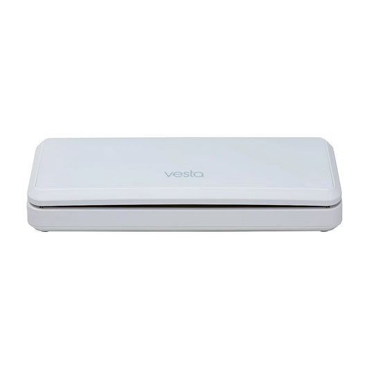 White Vesta vacuum sealer on a white background